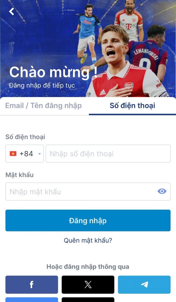 đăng nhập legabet